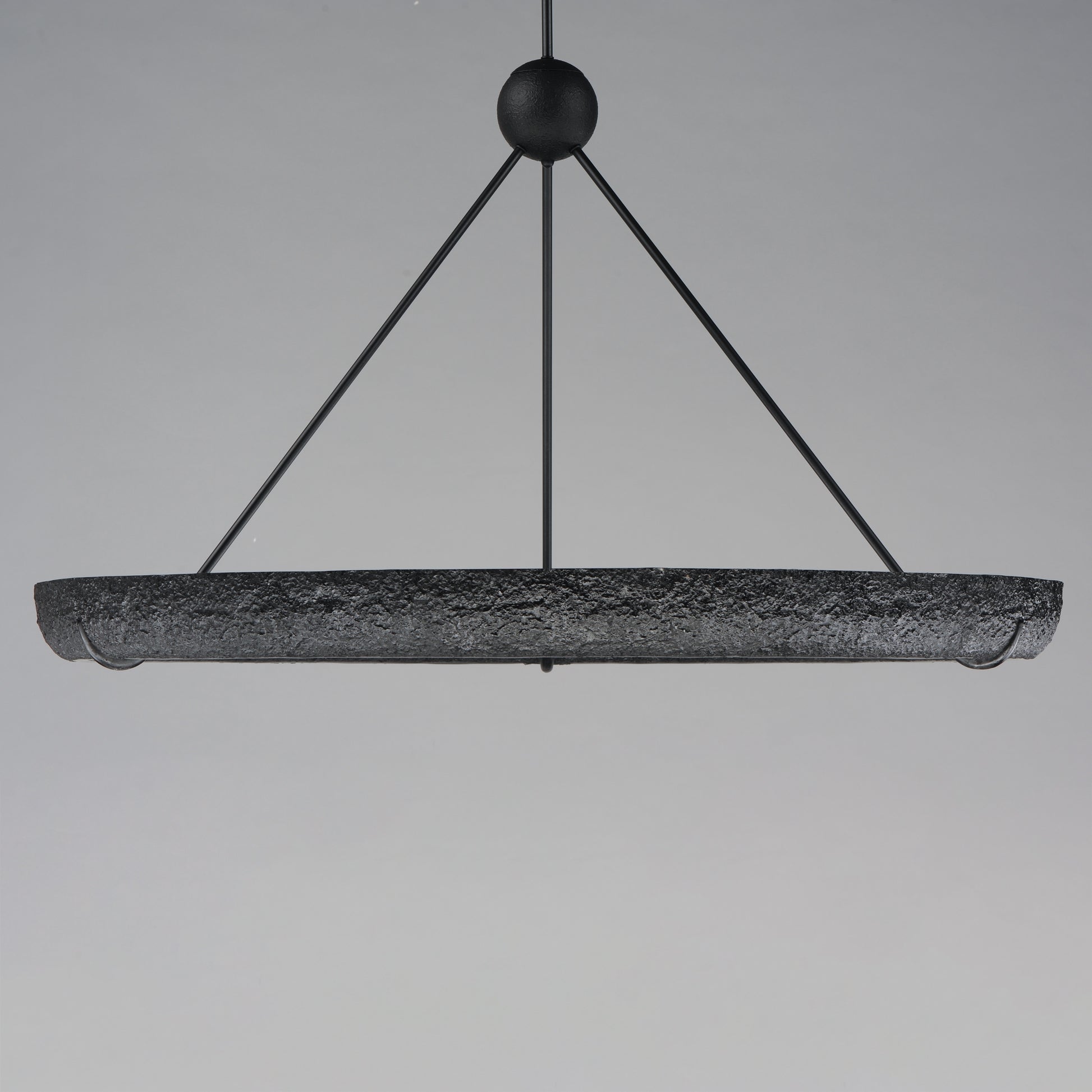 Geist 48" LED Pendant Black by ET2