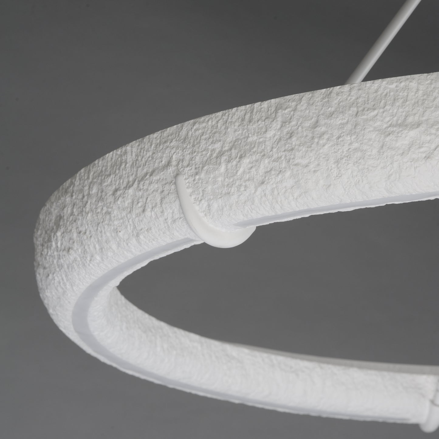 Geist 48" LED Pendant Textured White by ET2