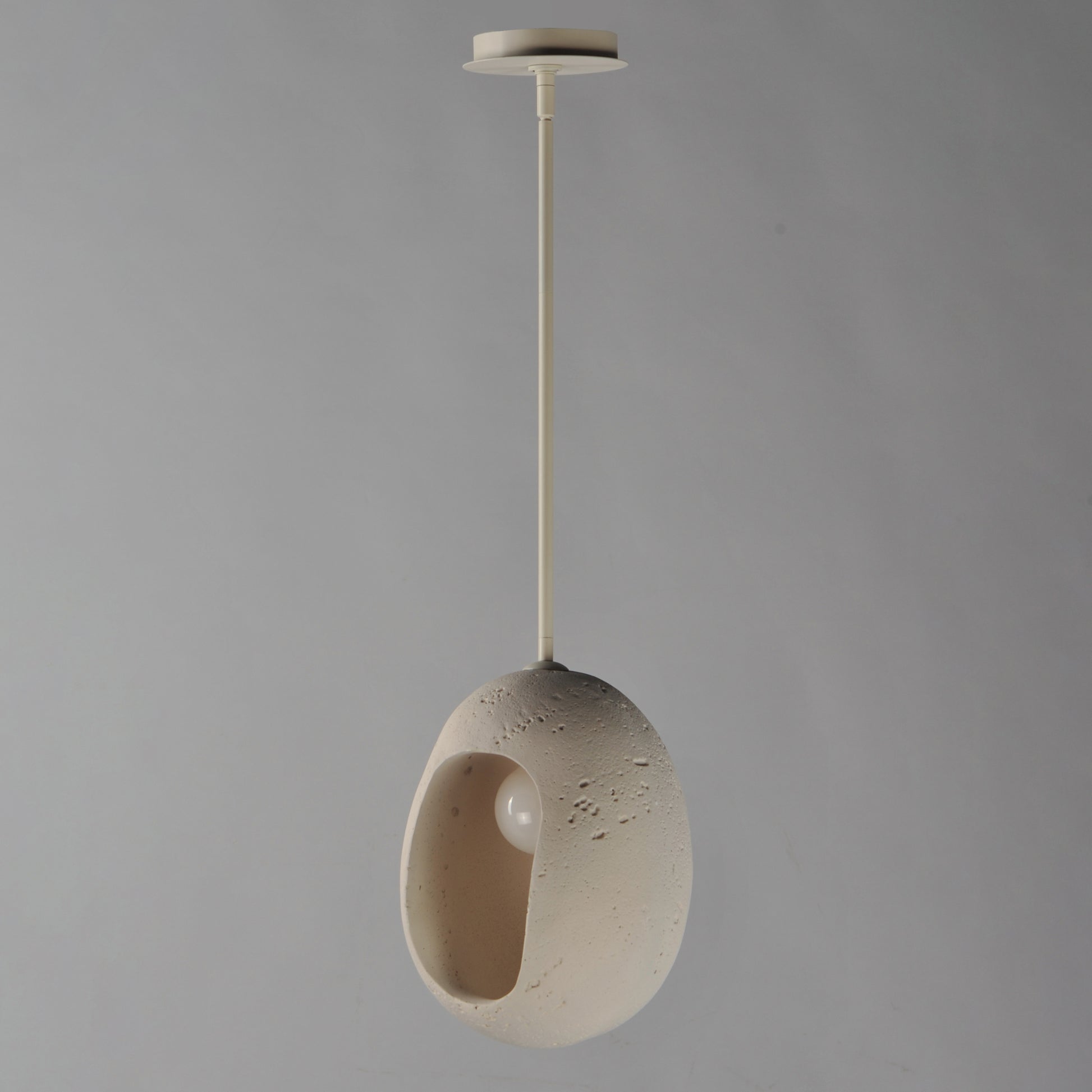 Luna Small LED Pendant Chaulk White by ET2