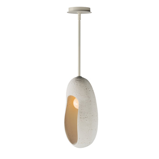 Luna Elongated LED Pendant Chaulk White by ET2