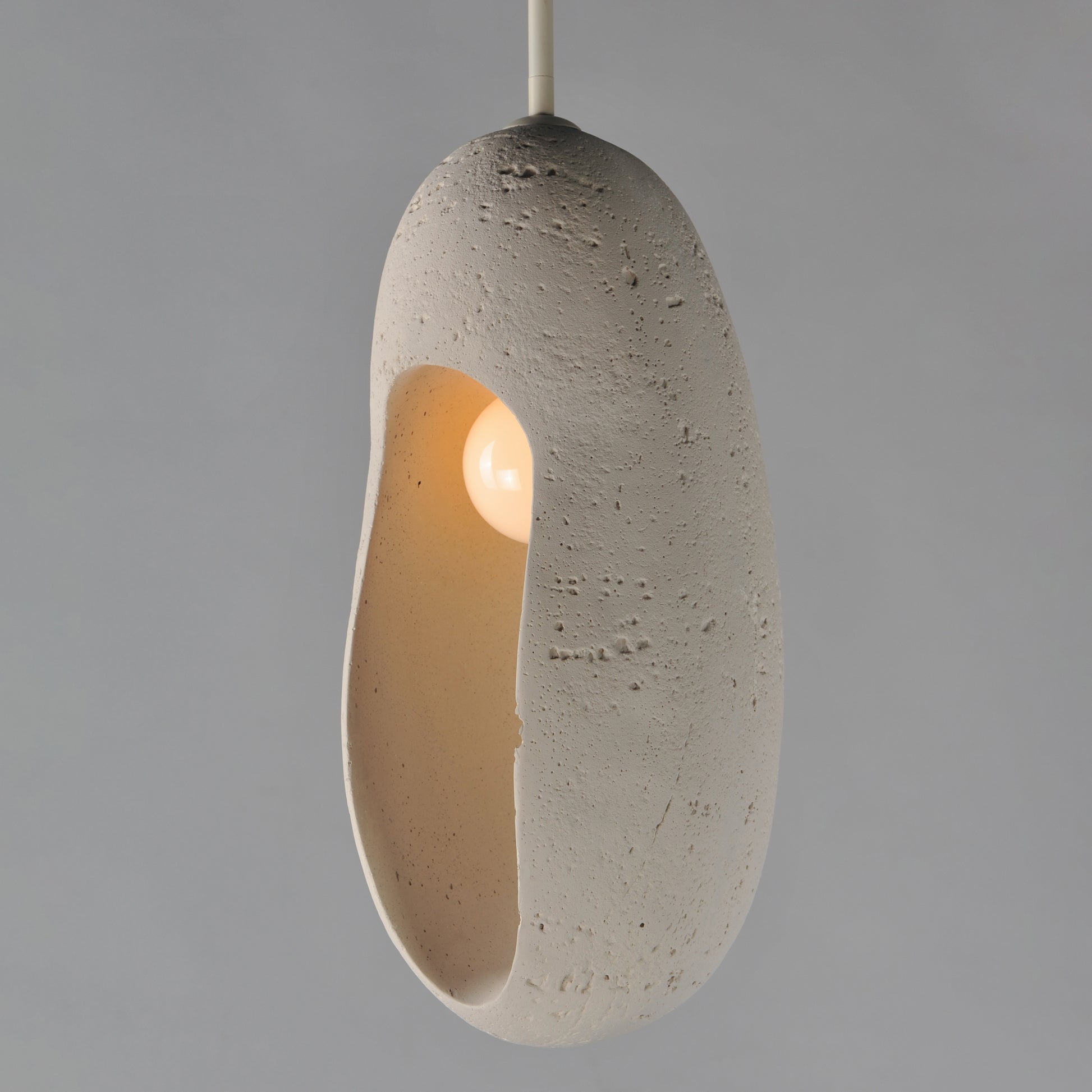 Luna Elongated LED Pendant Chaulk White by ET2