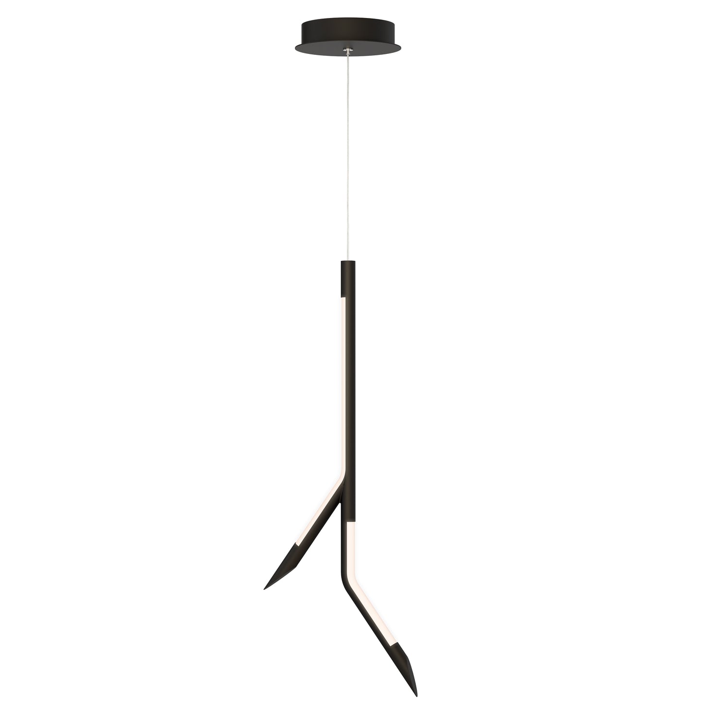 Scion 24" LED Pendant Black by ET2