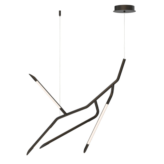 Scion 27" LED Pendant Black by ET2