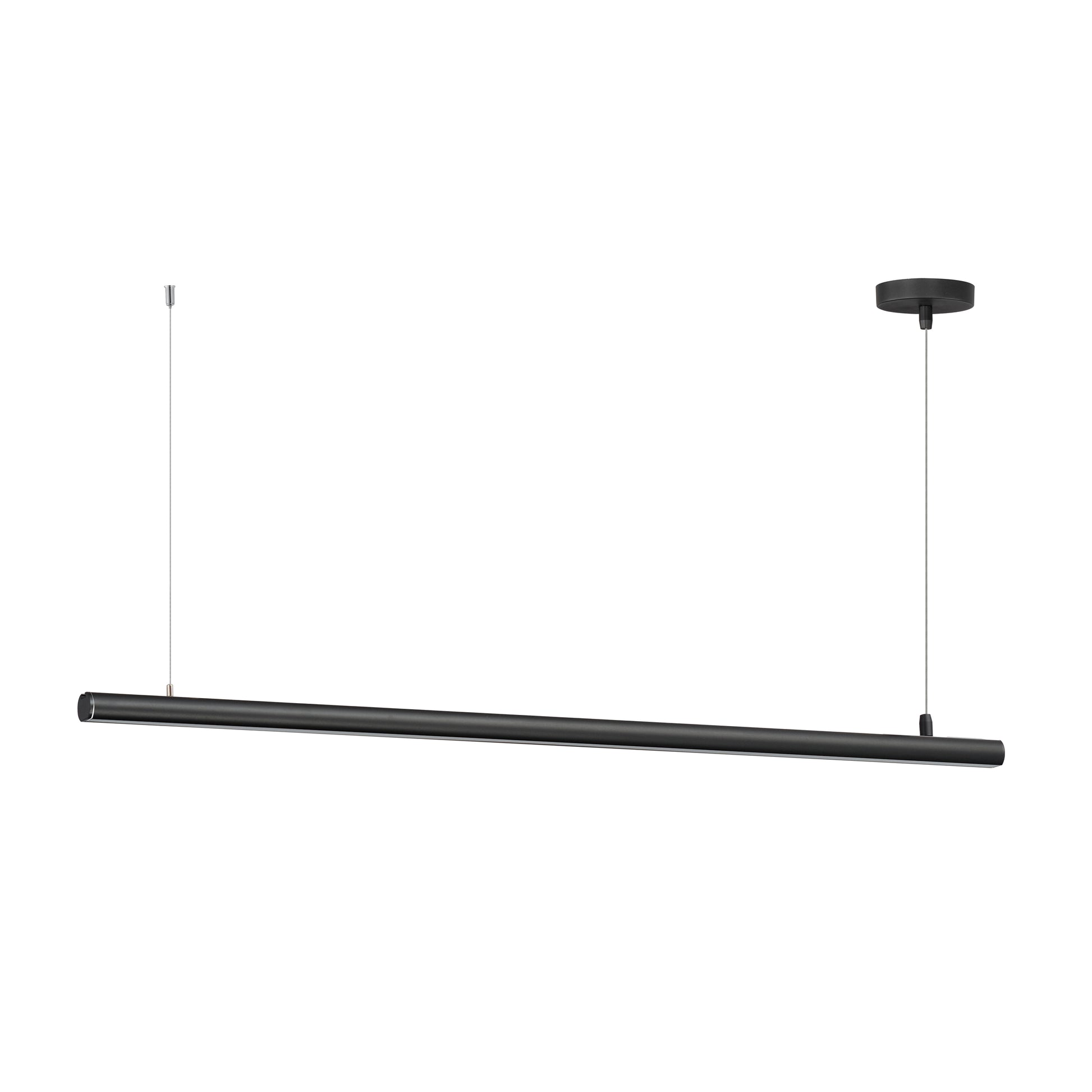 Continuum 48" LED Pendant Black by ET2
