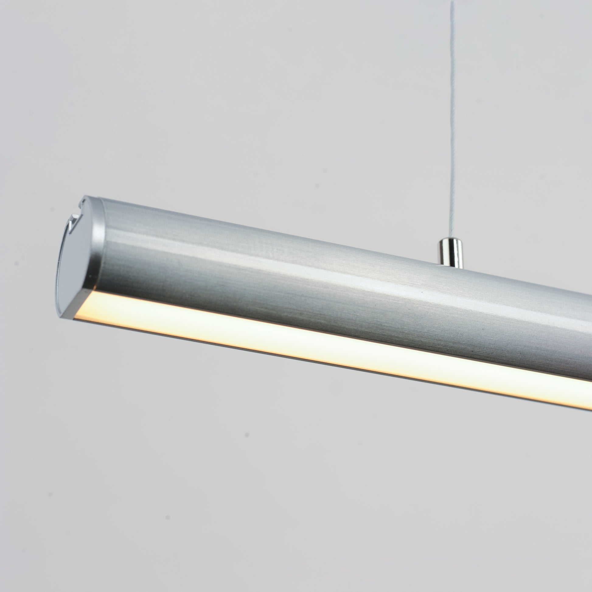 Continuum 48" LED Pendant Satin Aluminum by ET2