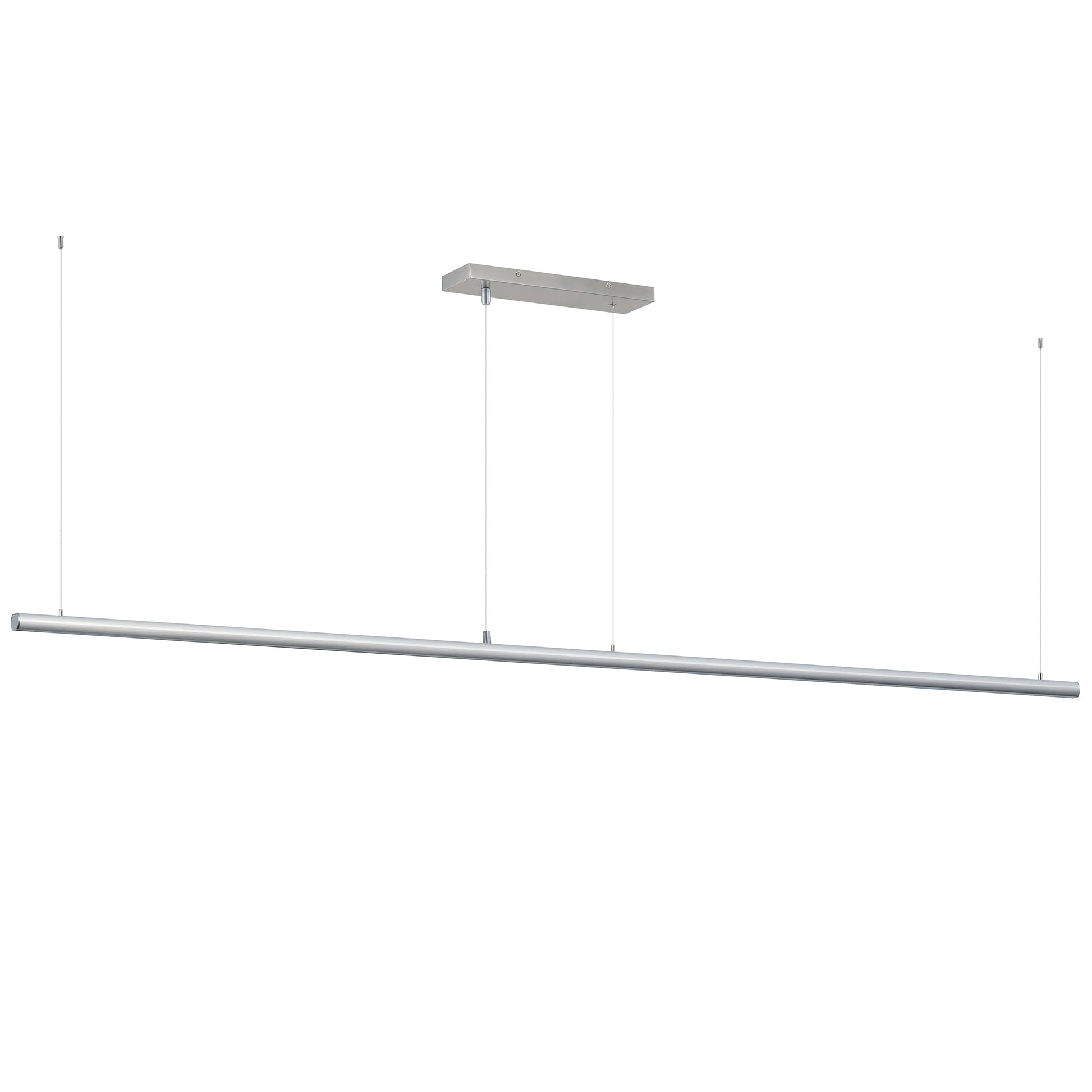 Continuum 96" LED Pendant Satin Aluminum by ET2