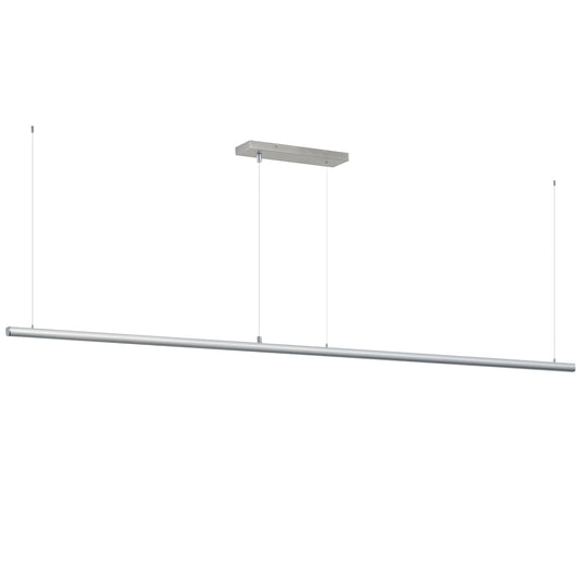 Continuum 96" LED Pendant Satin Aluminum by ET2