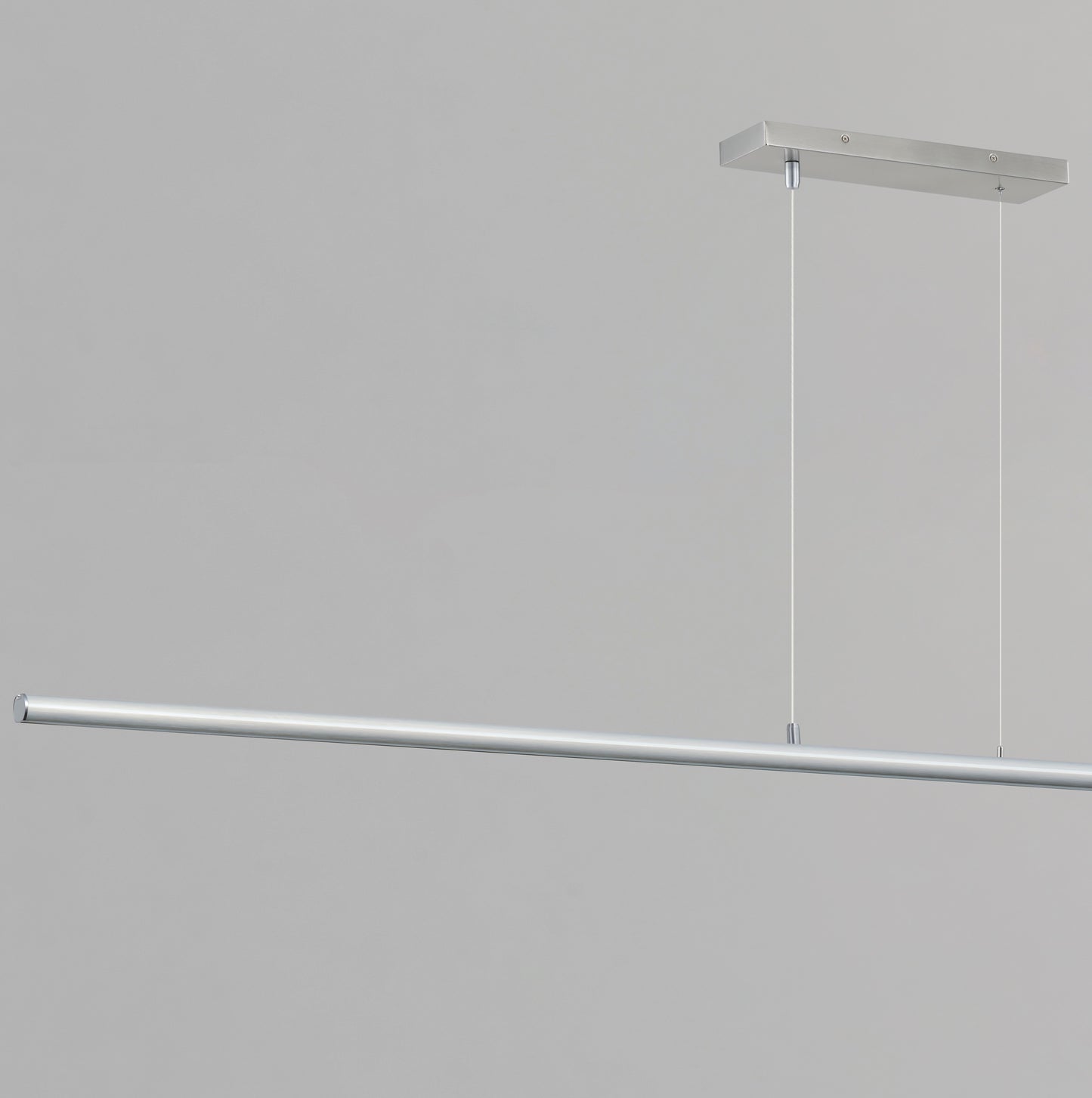 Continuum 96" LED Pendant Satin Aluminum by ET2