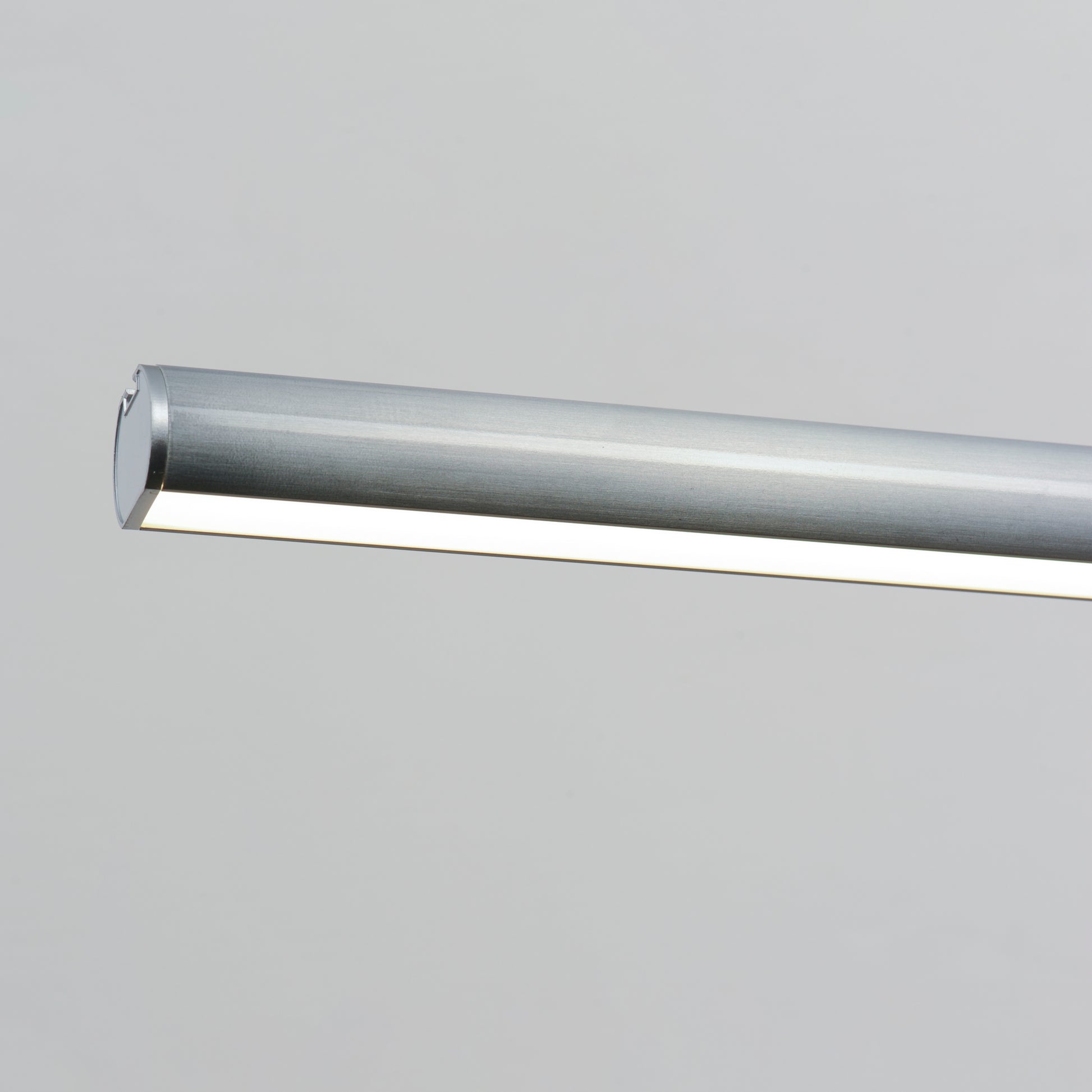 Continuum 96" LED Pendant Satin Aluminum by ET2