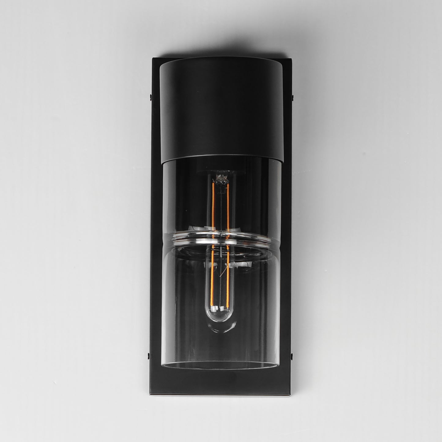 Smokestack Small LED Outdoor Wall Sconce Black by ET2