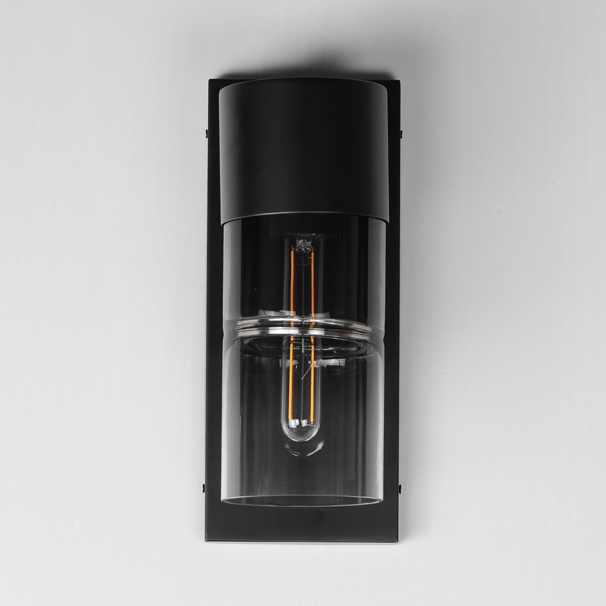 Smokestack Small LED Outdoor Wall Sconce Black by ET2