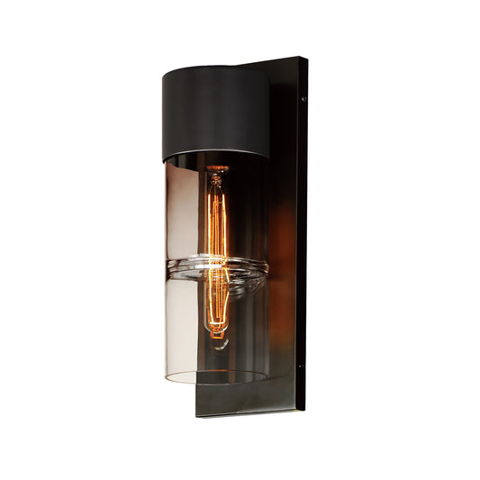 Smokestack Medium LED Outdoor Wall Sconce Black by ET2