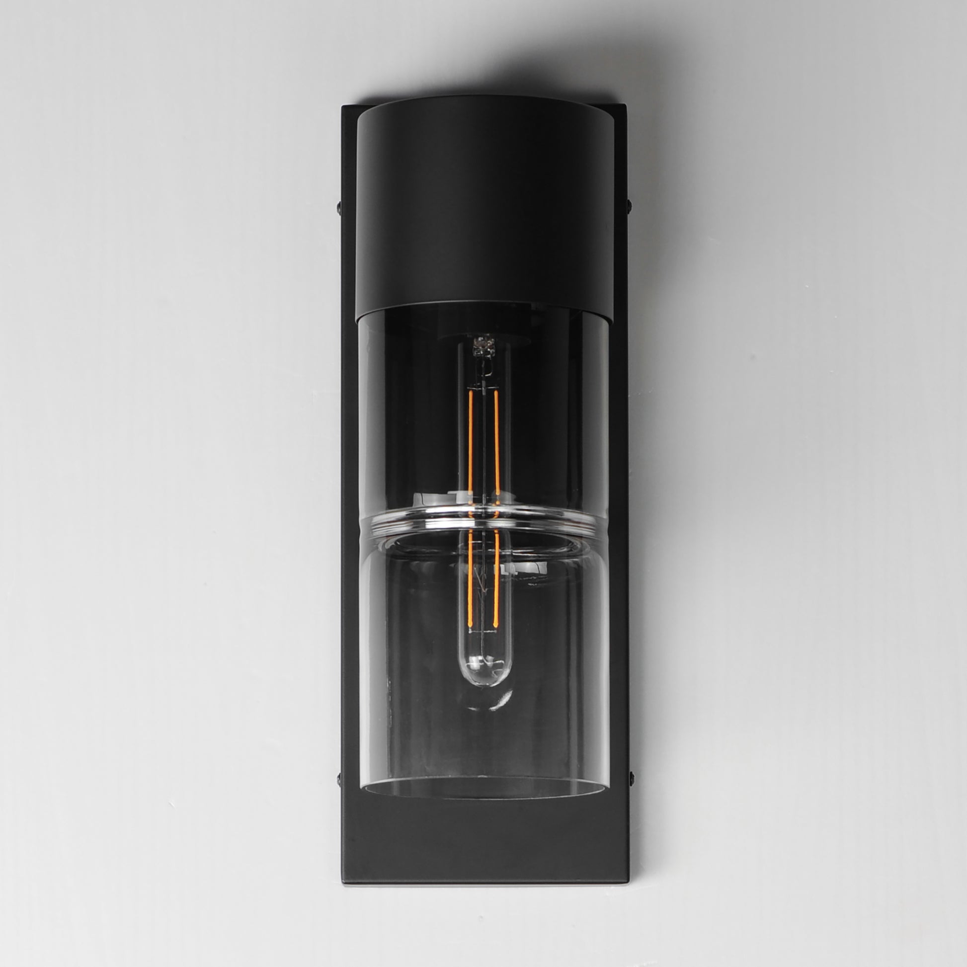 Smokestack Medium LED Outdoor Wall Sconce Black by ET2