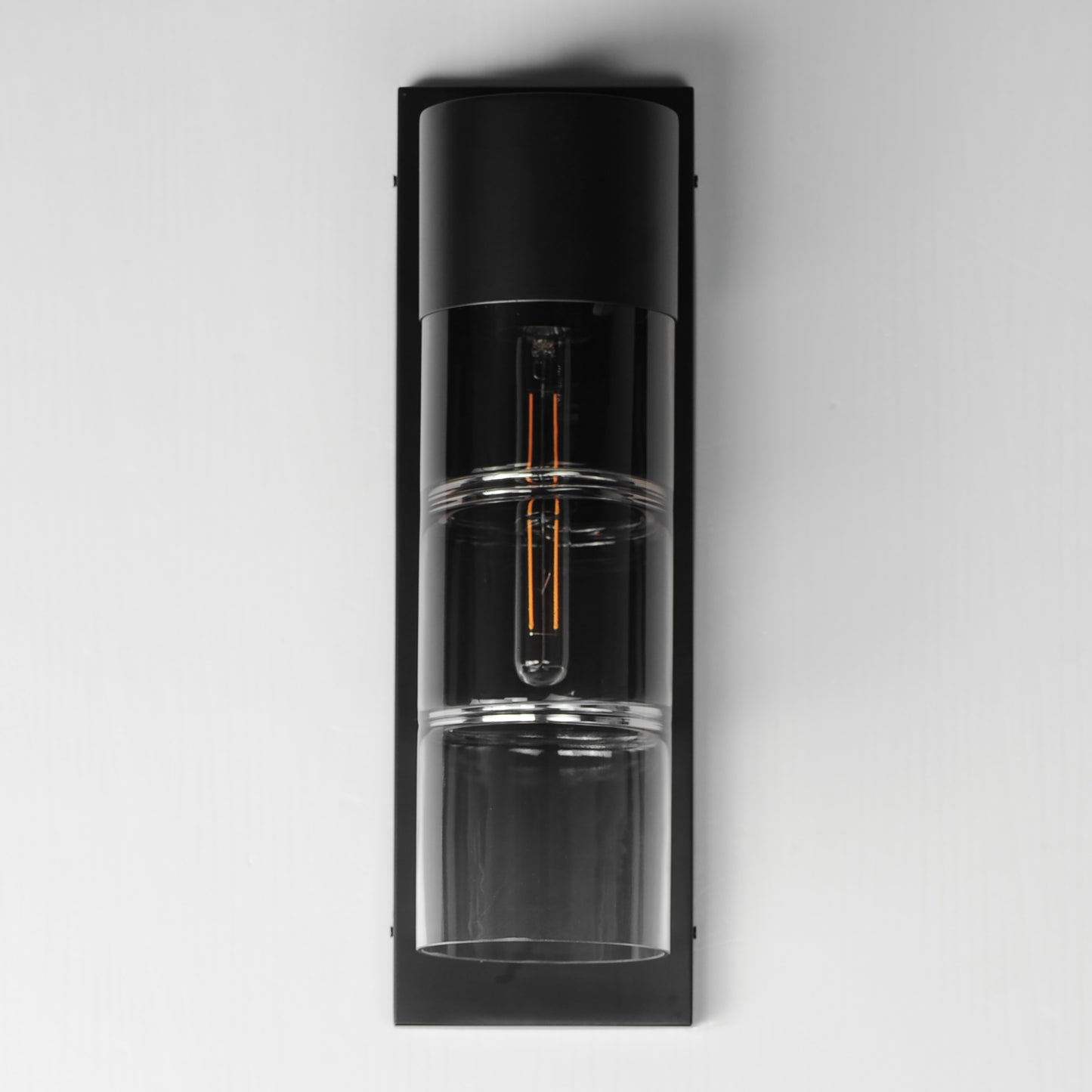 Smokestack Large LED Outdoor Wall Sconce Black by ET2