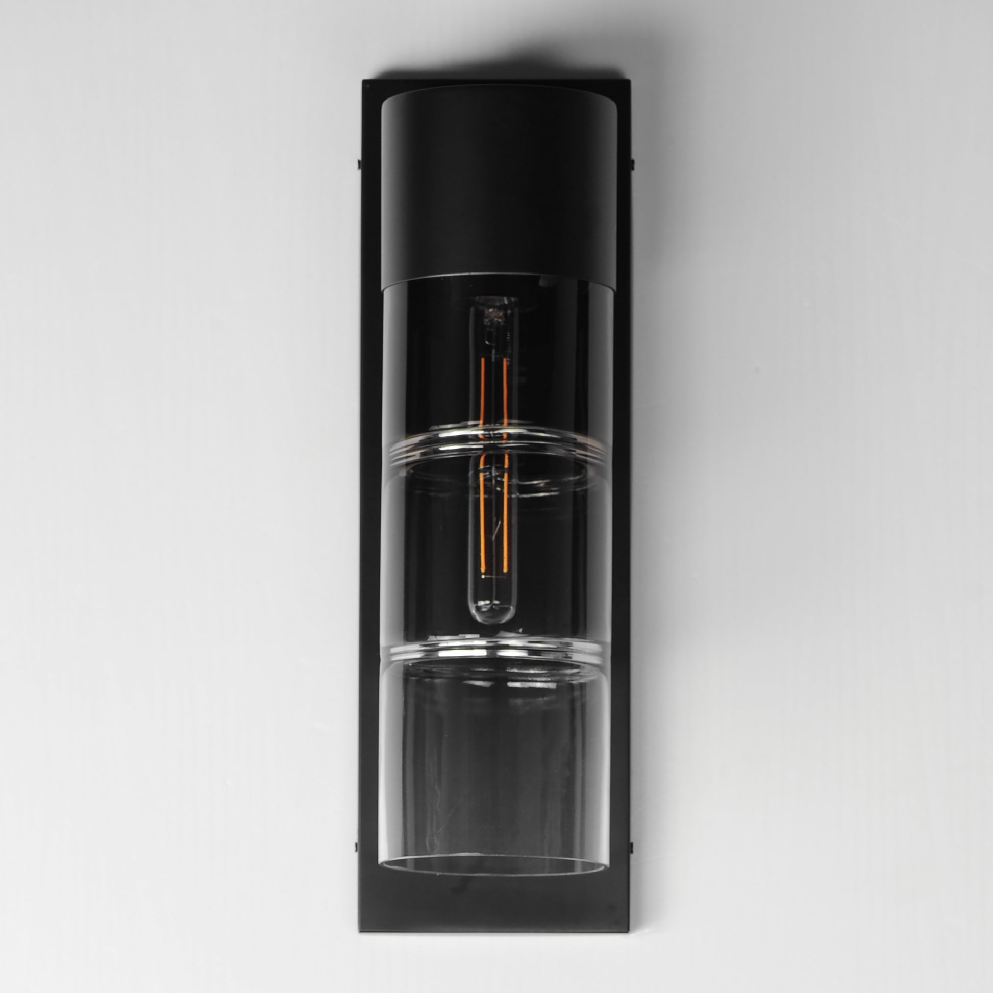 Smokestack Large LED Outdoor Wall Sconce Black by ET2