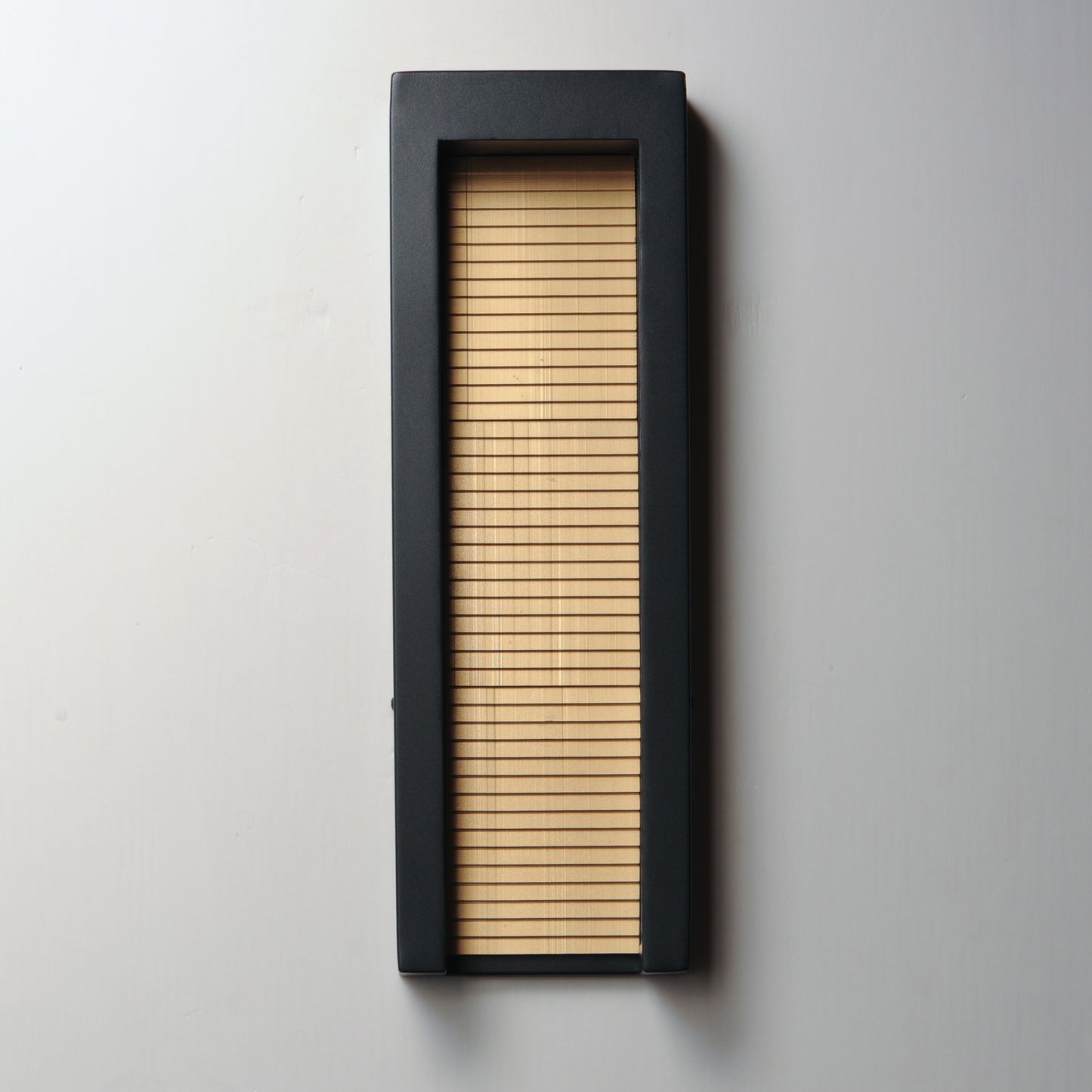 Alcove Large LED Outdoor Wall Sconce Black/Gold by ET2