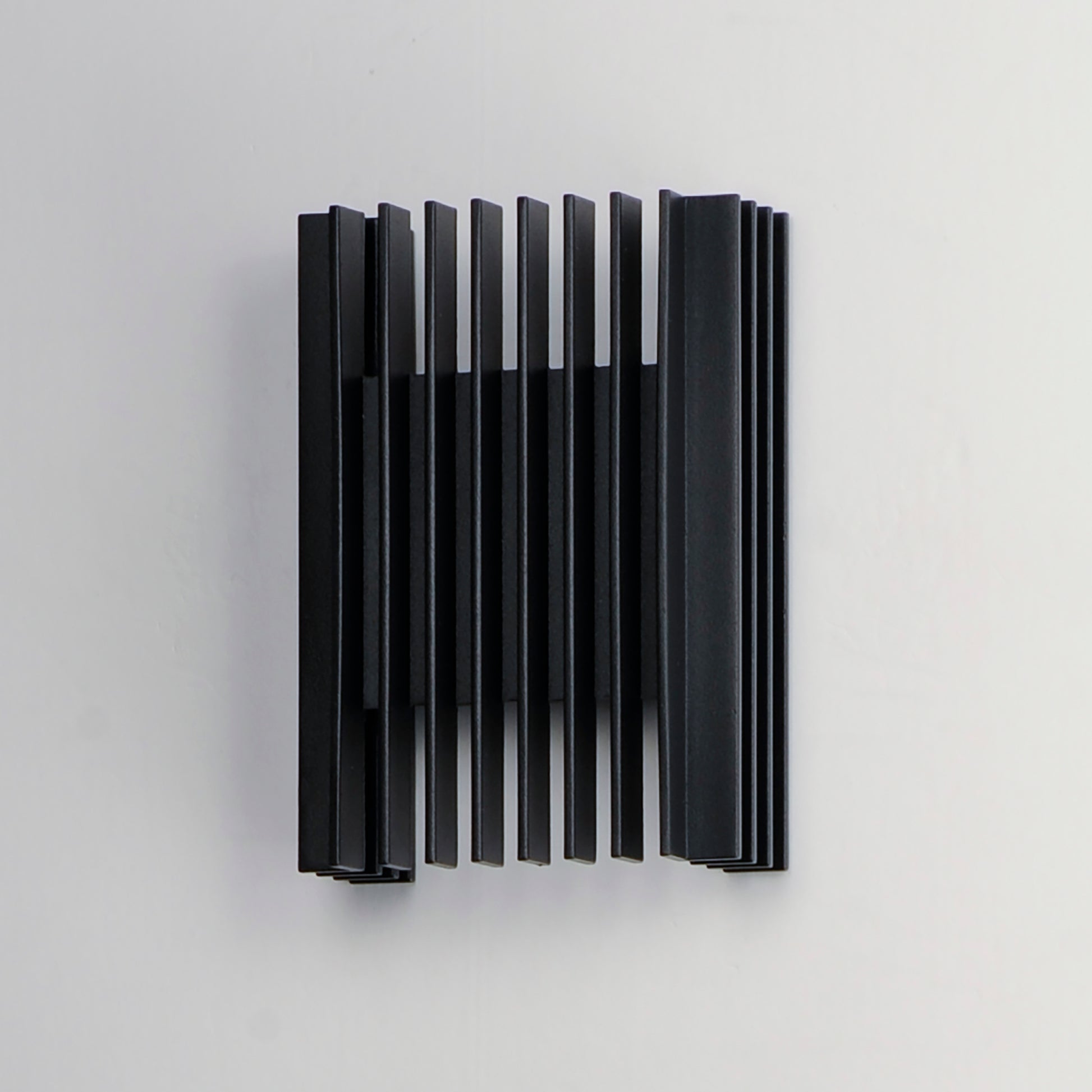 Rampart Small LED Outdoor Wall Sconce Black by ET2