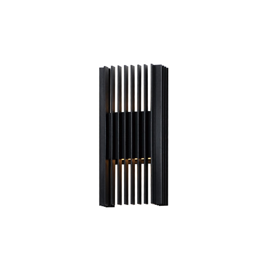 Rampart Medium LED Outdoor Wall Sconce Black by ET2