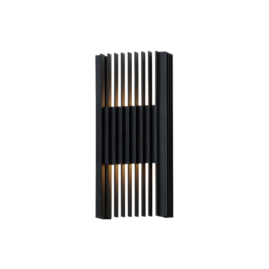 Rampart Large LED Outdoor Wall Sconce Black by ET2