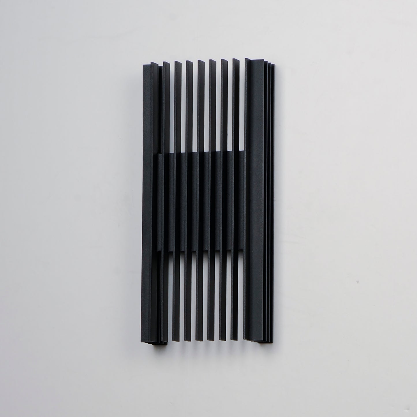 Rampart Large LED Outdoor Wall Sconce Black by ET2