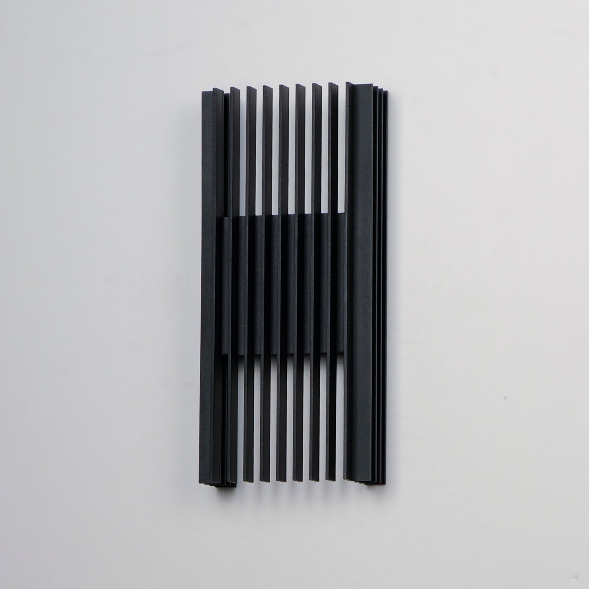 Rampart Large LED Outdoor Wall Sconce Black by ET2