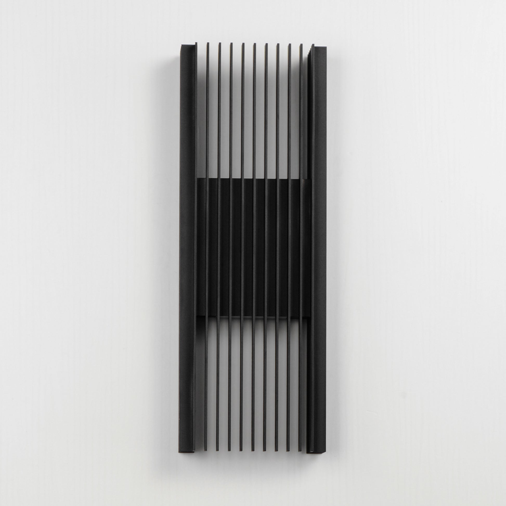 Rampart Large LED Outdoor Wall Sconce Black by ET2
