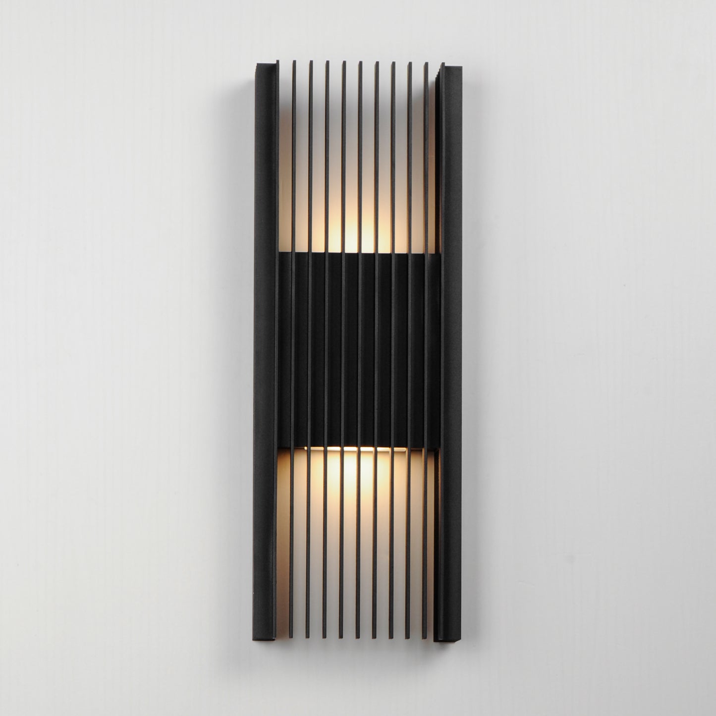 Rampart Large LED Outdoor Wall Sconce Black by ET2