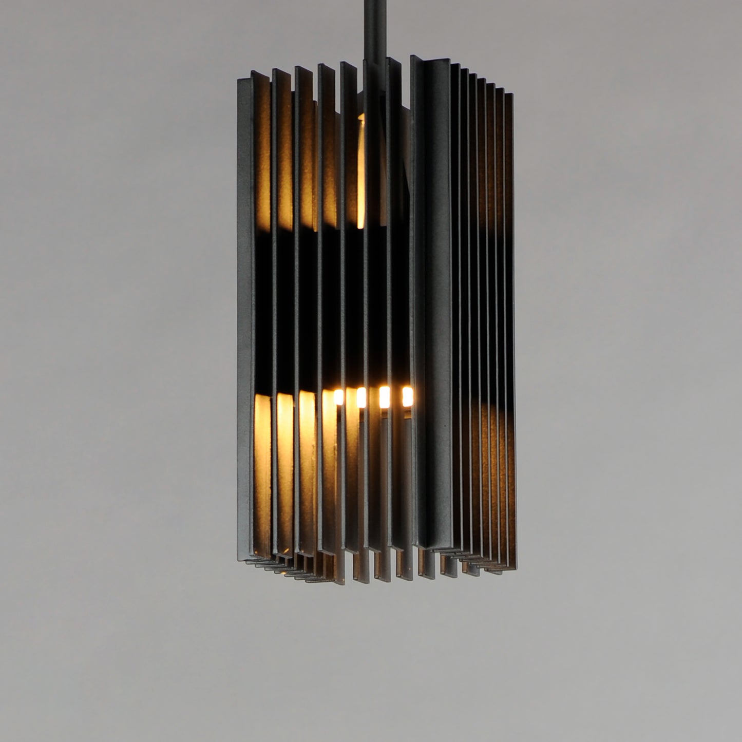 Rampart LED Outdoor Pendant Black by ET2