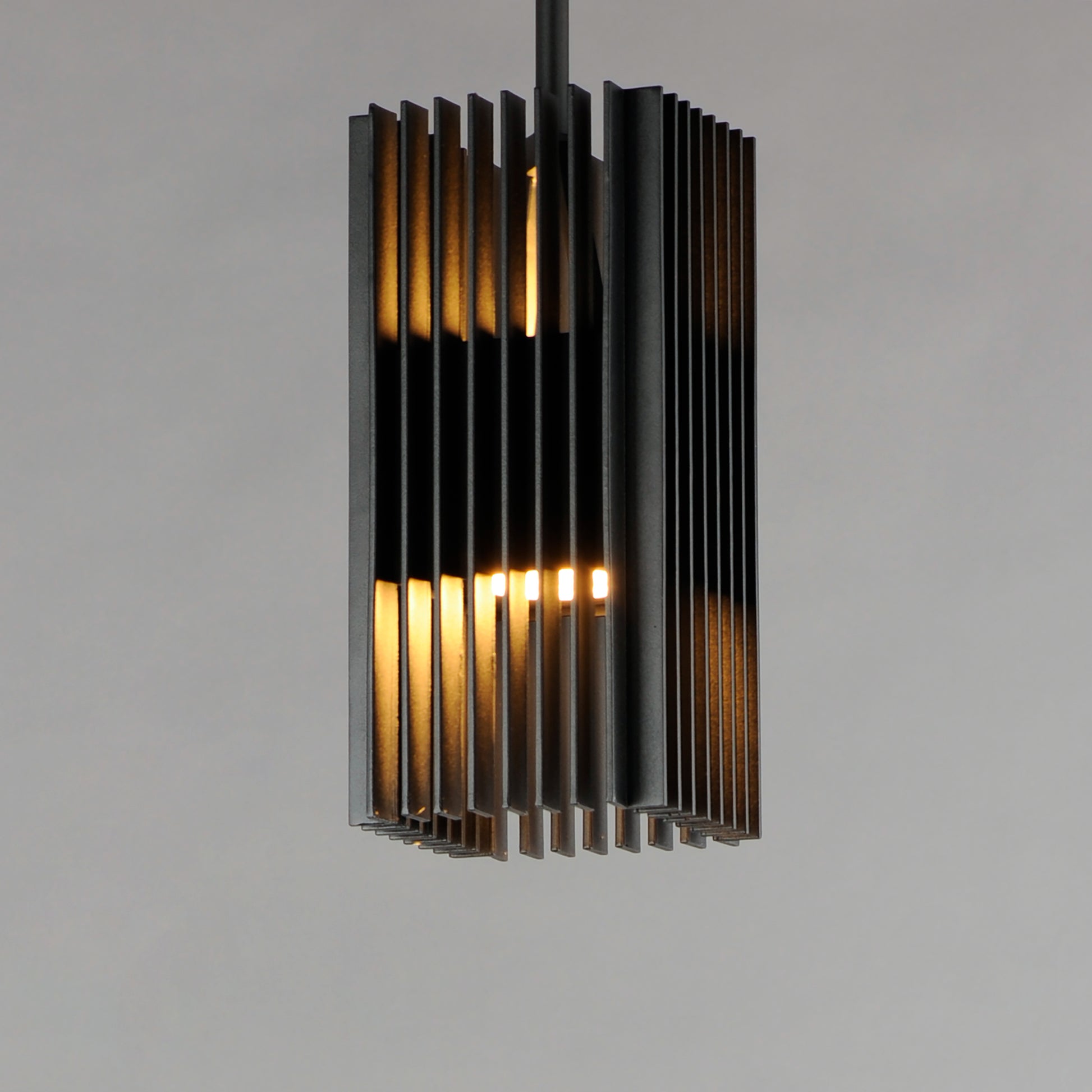 Rampart LED Outdoor Pendant Black by ET2