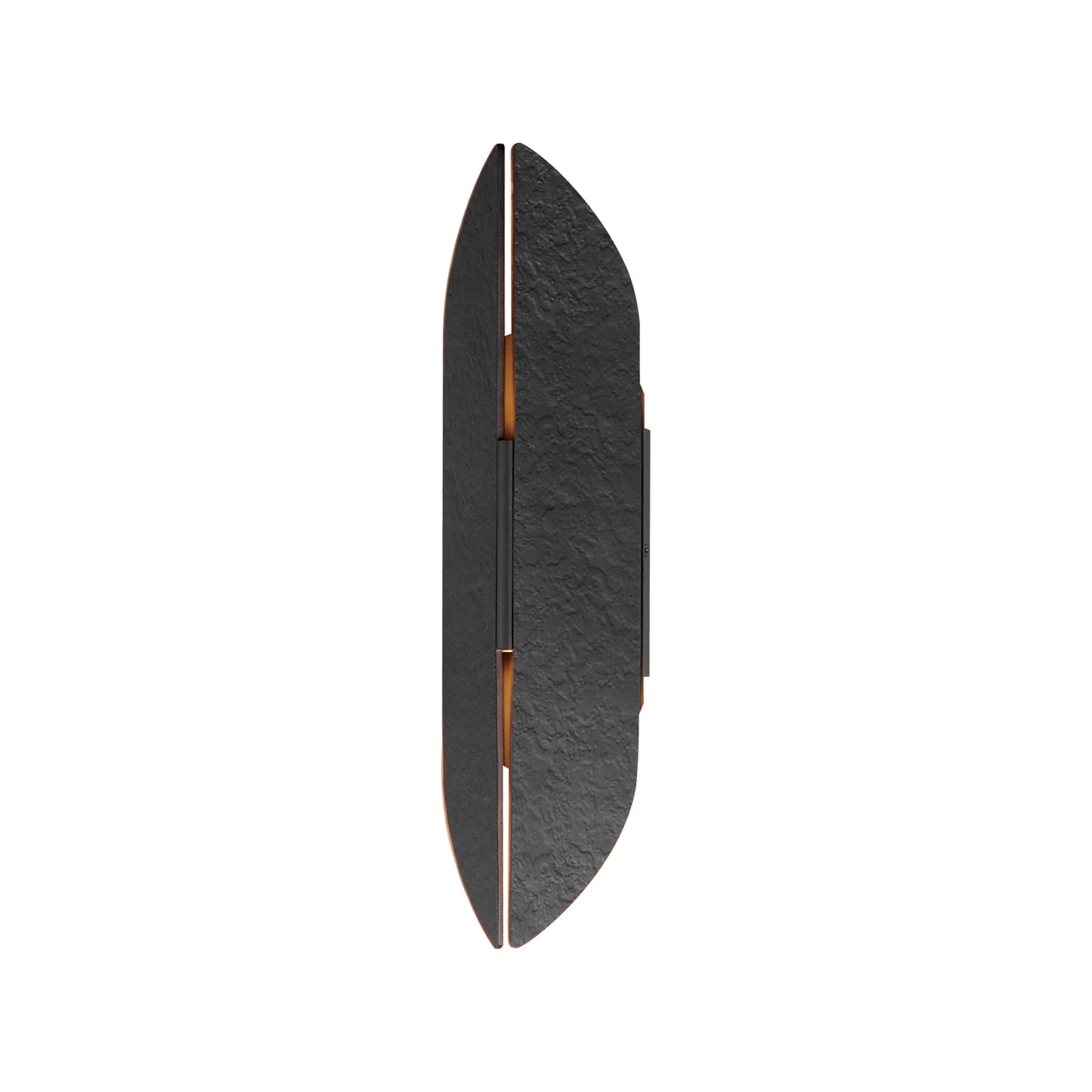 Tectonic 18" Outdoor LED Sconce Black/Antique Brass by ET2