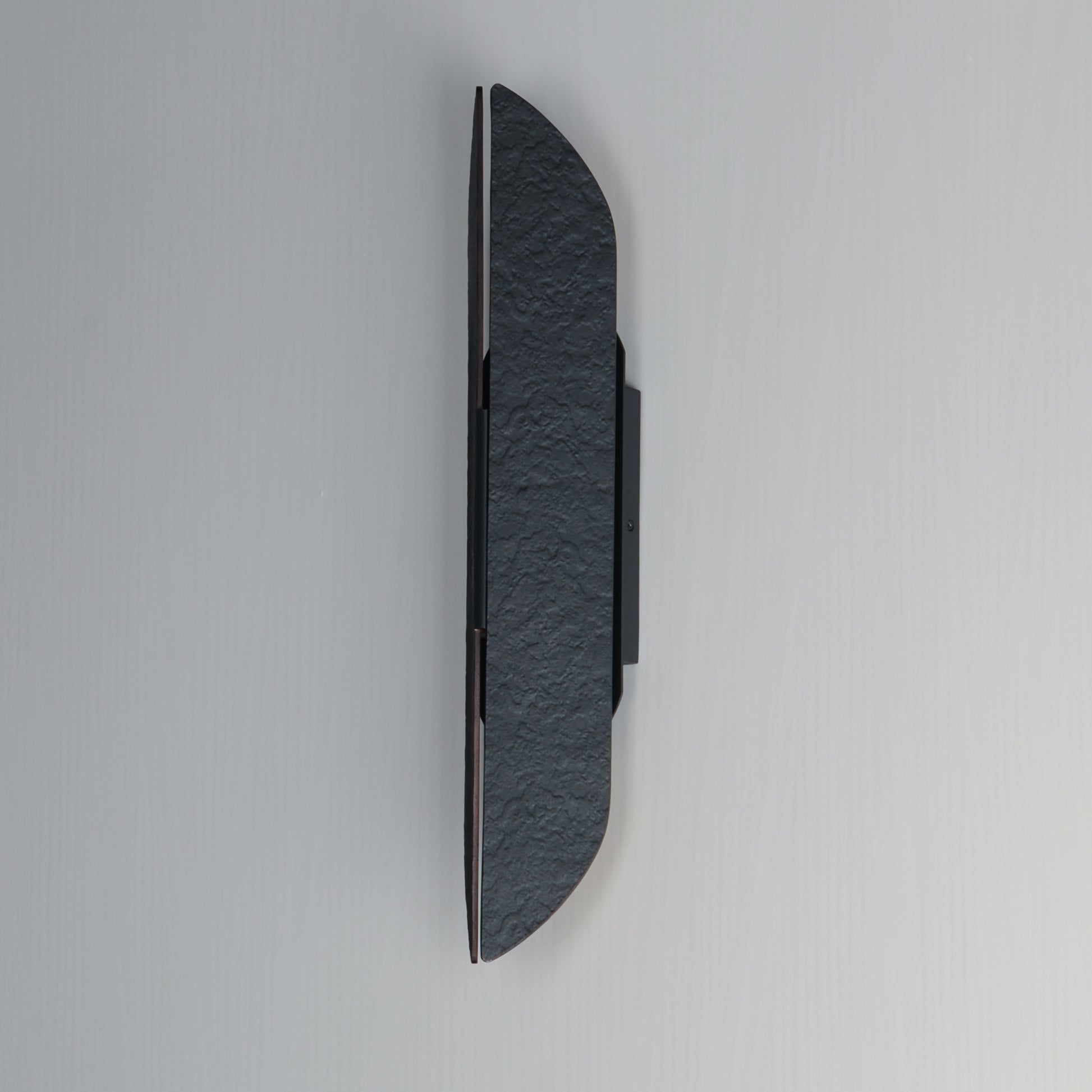 Tectonic 22" Outdoor LED Sconce Black/Antique Brass by ET2