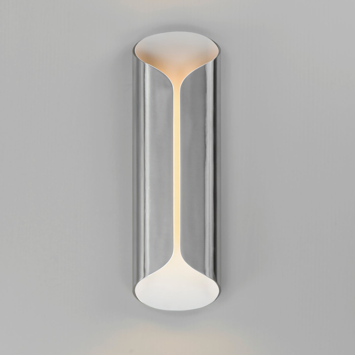 Folio 20" LED Outdoor Wall Sconce Satin Aluminum/White by ET2