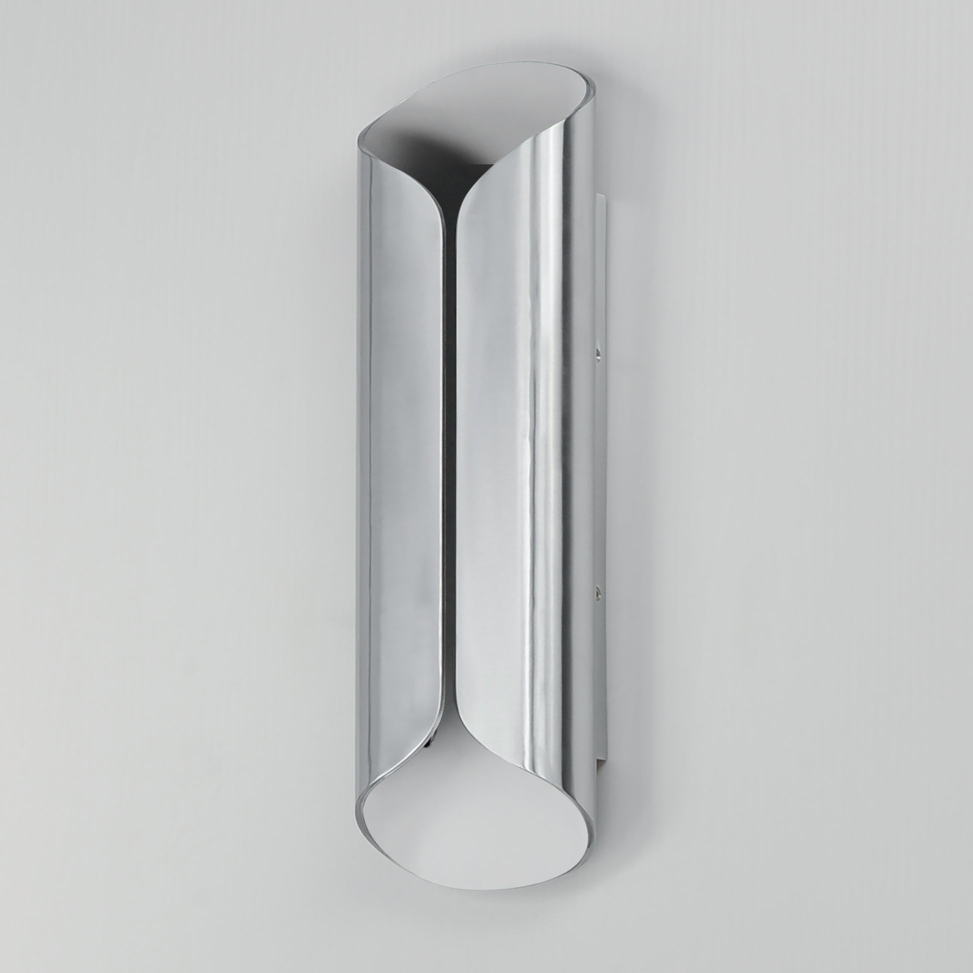 Folio 20" LED Outdoor Wall Sconce Satin Aluminum/White by ET2