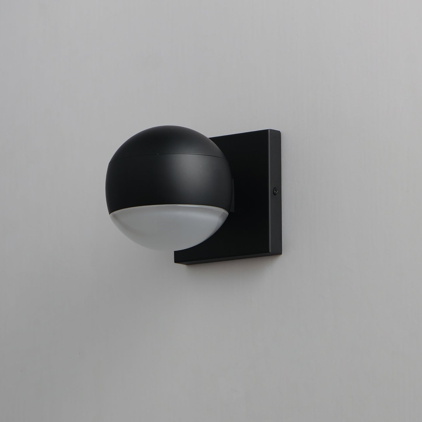 Modular Globe LED Sconce Black by ET2
