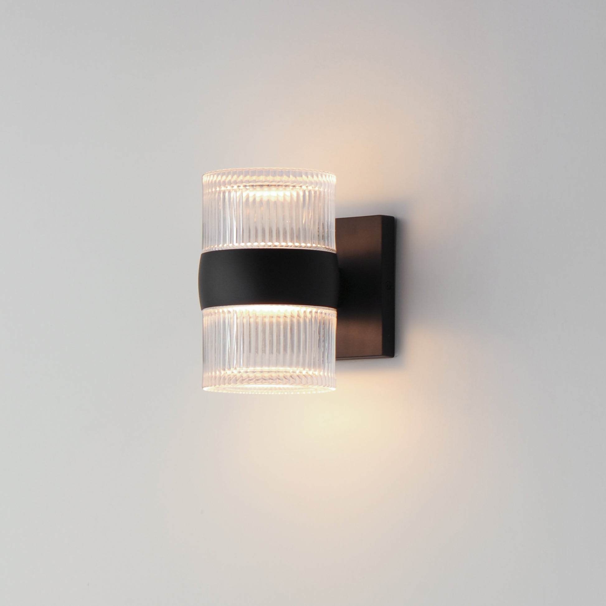 Modular 2-Light LED Outdoor Black by ET2