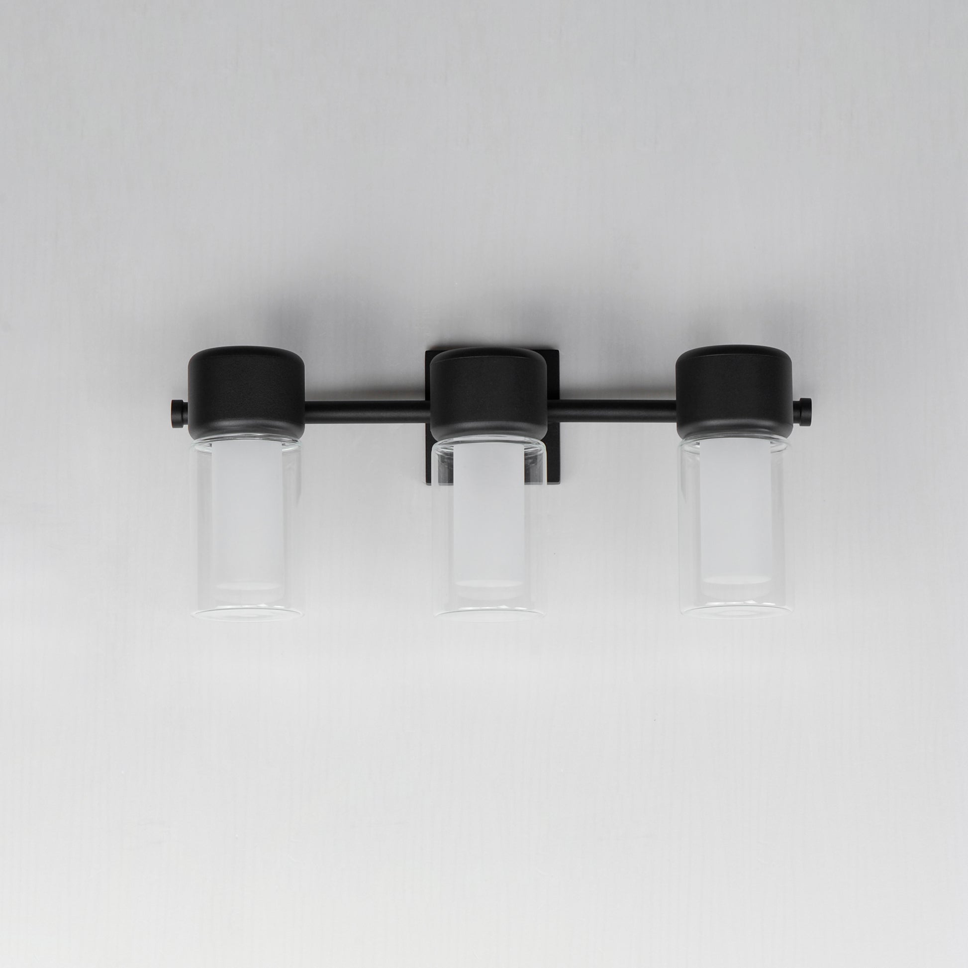 Dram 3-Light LED Bath Sconce Black by ET2