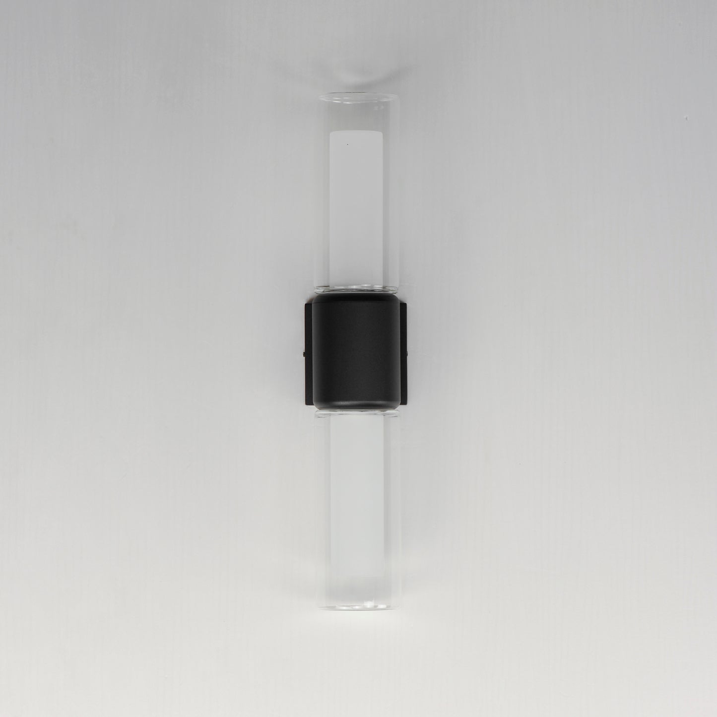 Dram 2-Light Large LED Outdoor Sconce Black by ET2