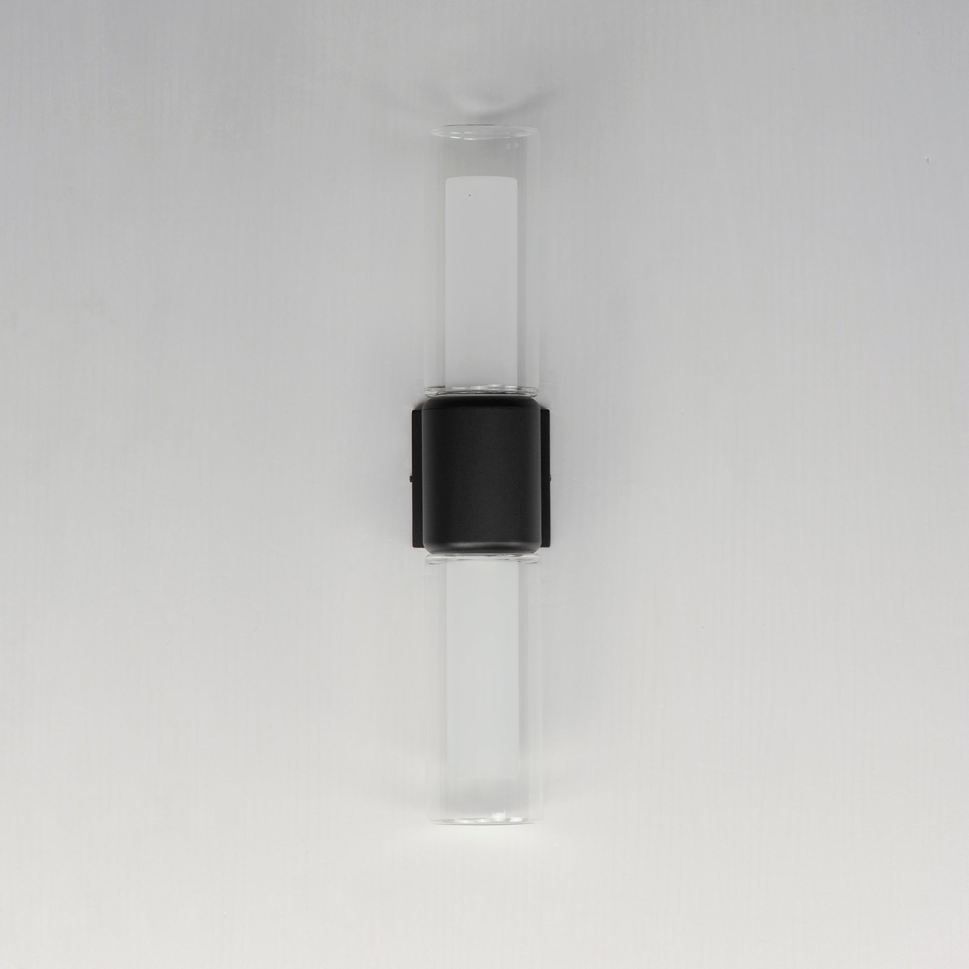 Dram 2-Light Large LED Outdoor Sconce Black by ET2
