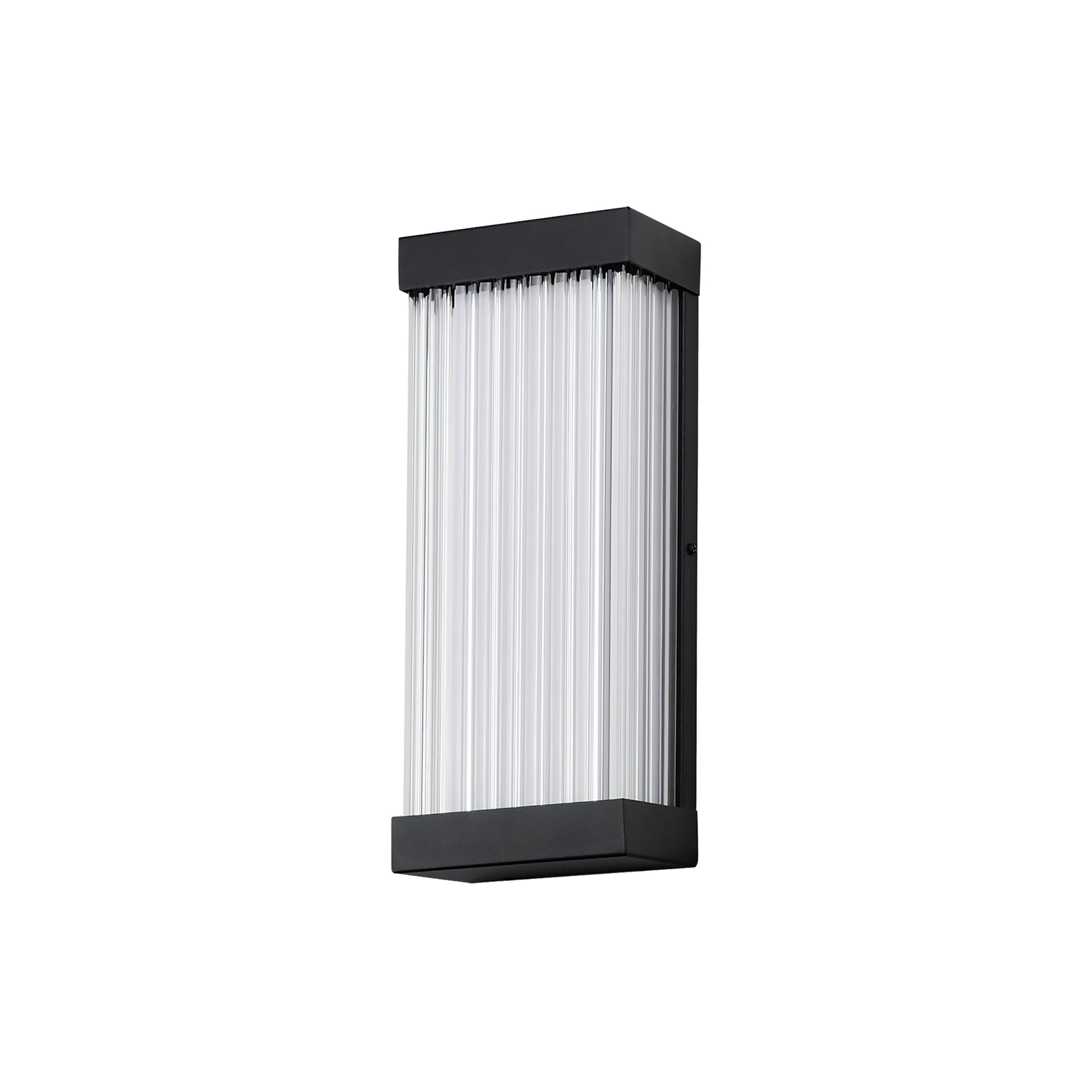 Acropolis 14" LED Outdoor Sconce Black by ET2