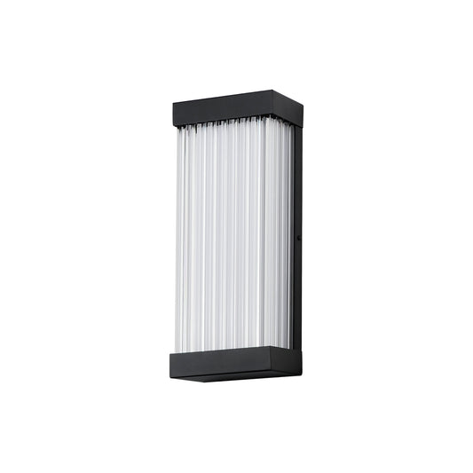 Acropolis 14" LED Outdoor Sconce Black by ET2