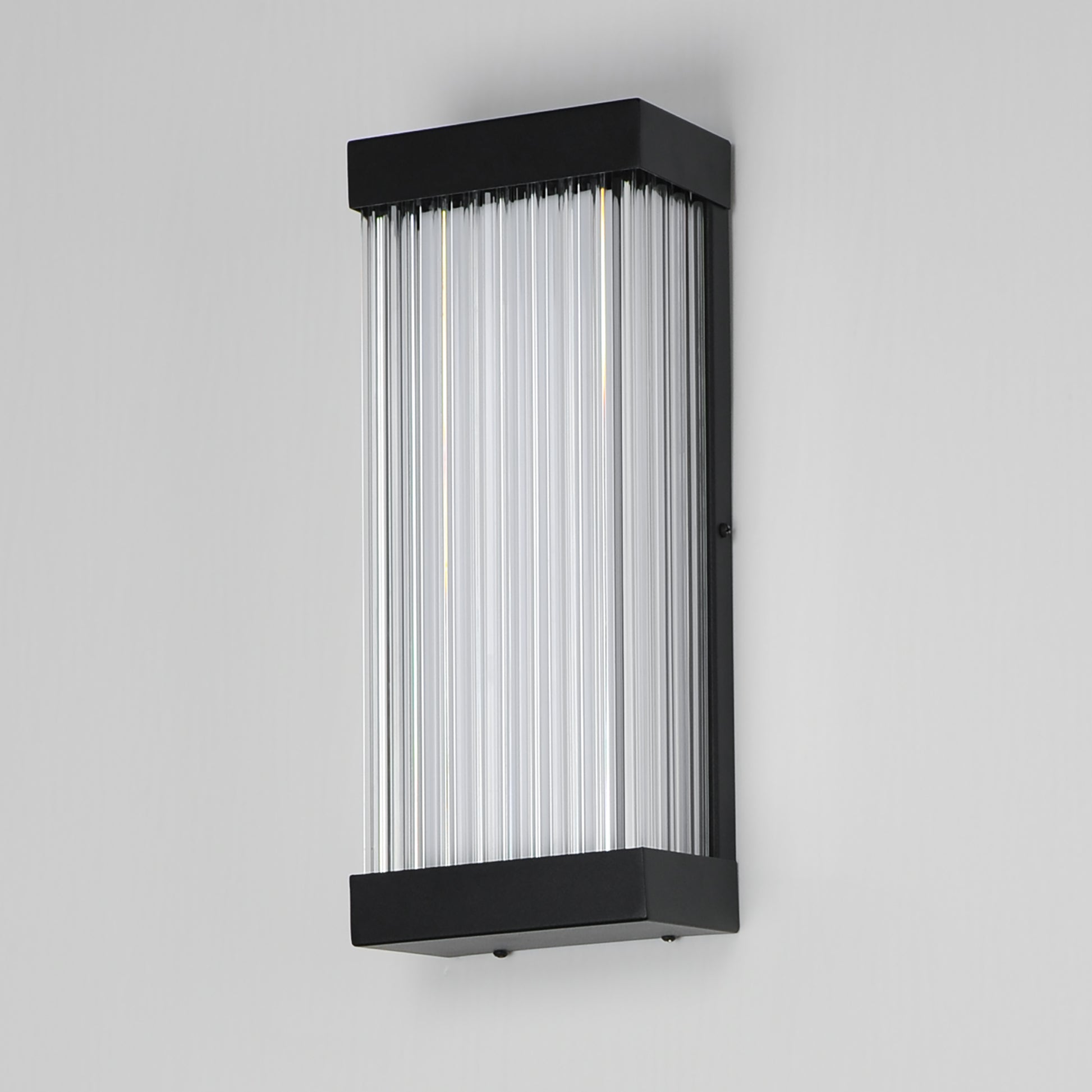 Acropolis 14" LED Outdoor Sconce Black by ET2