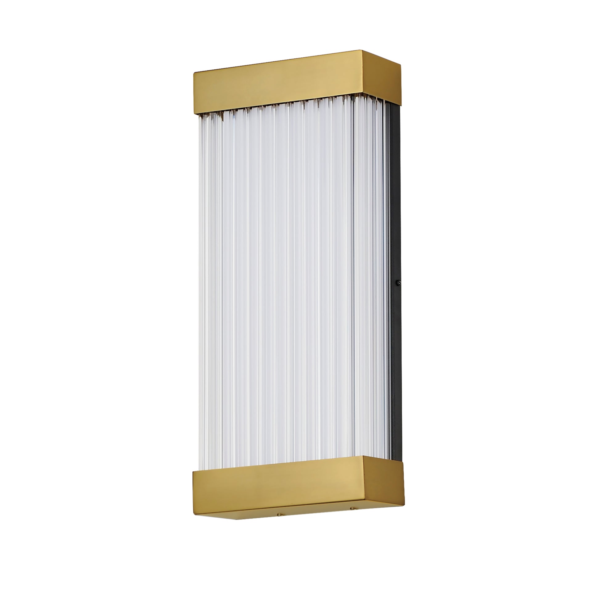 Acropolis 18" LED Outdoor Sconce Natural Aged Brass by ET2