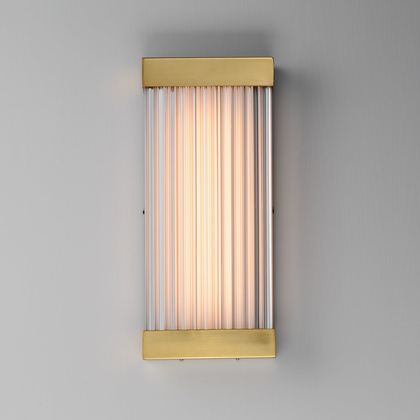 Acropolis 18" LED Outdoor Sconce Natural Aged Brass by ET2