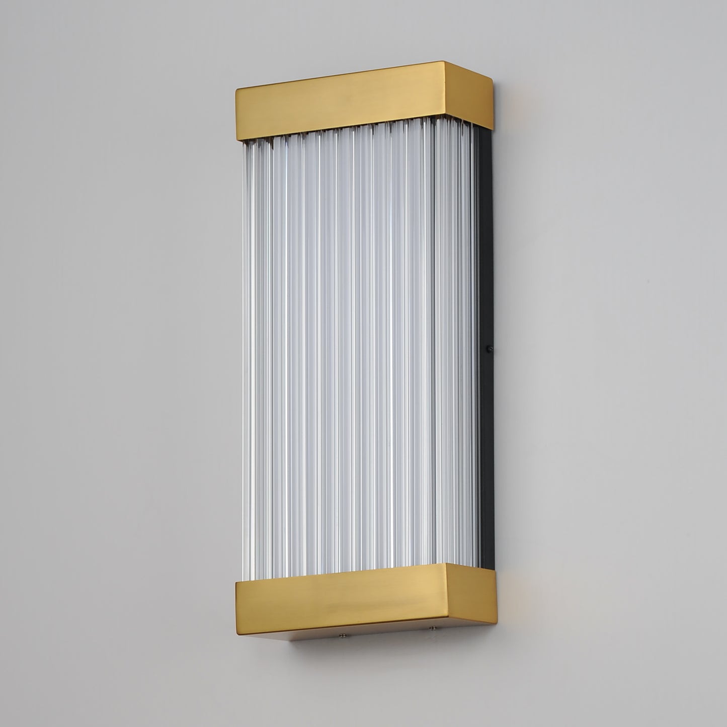 Acropolis 18" LED Outdoor Sconce Natural Aged Brass by ET2