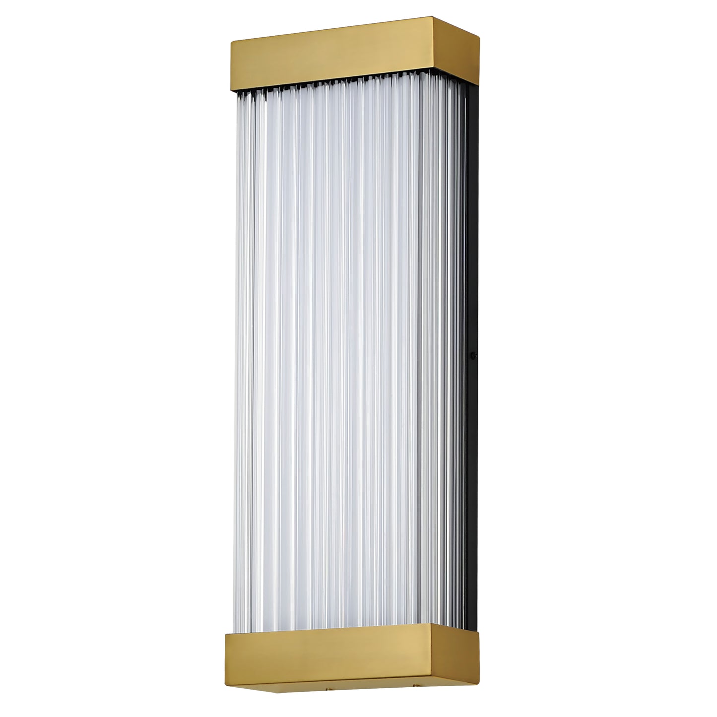 Acropolis 22" LED Outdoor Sconce Natural Aged Brass by ET2