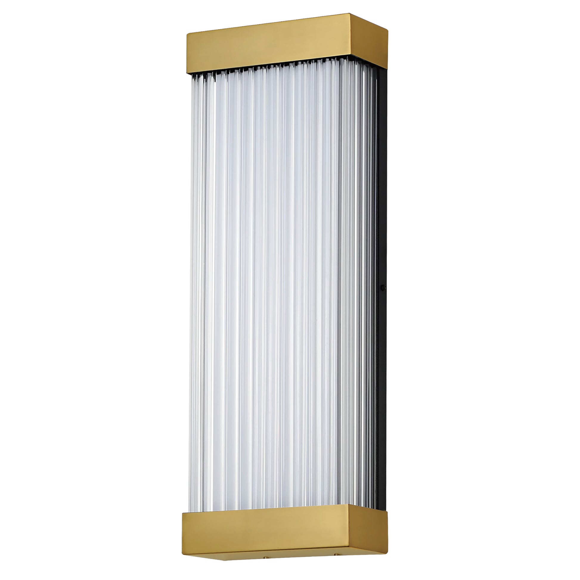 Acropolis 22" LED Outdoor Sconce Natural Aged Brass by ET2