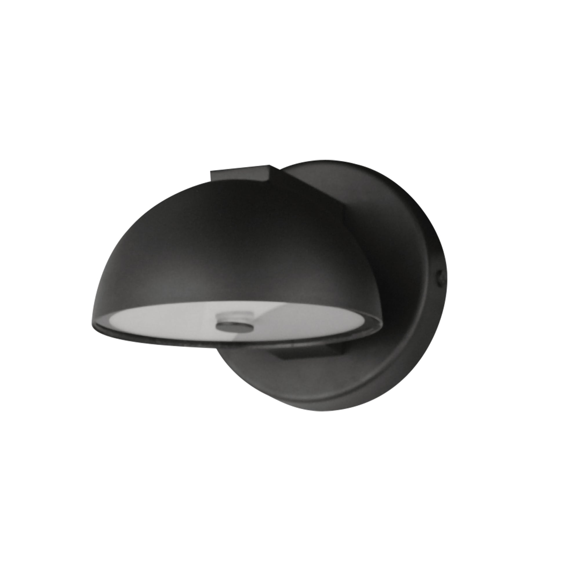 Cauldron 6" LED Outdoor Wall Sconce Black by ET2