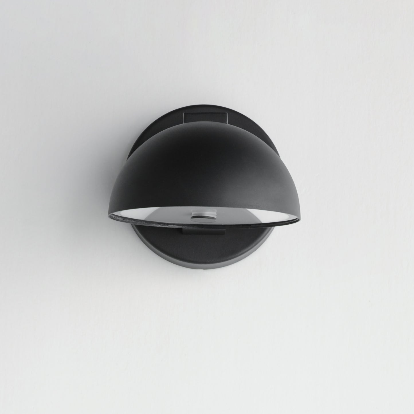 Cauldron 6" LED Outdoor Wall Sconce Black by ET2