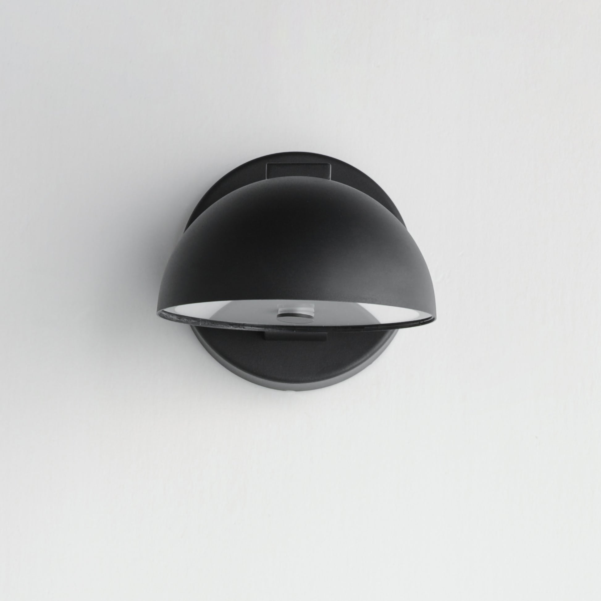 Cauldron 6" LED Outdoor Wall Sconce Black by ET2