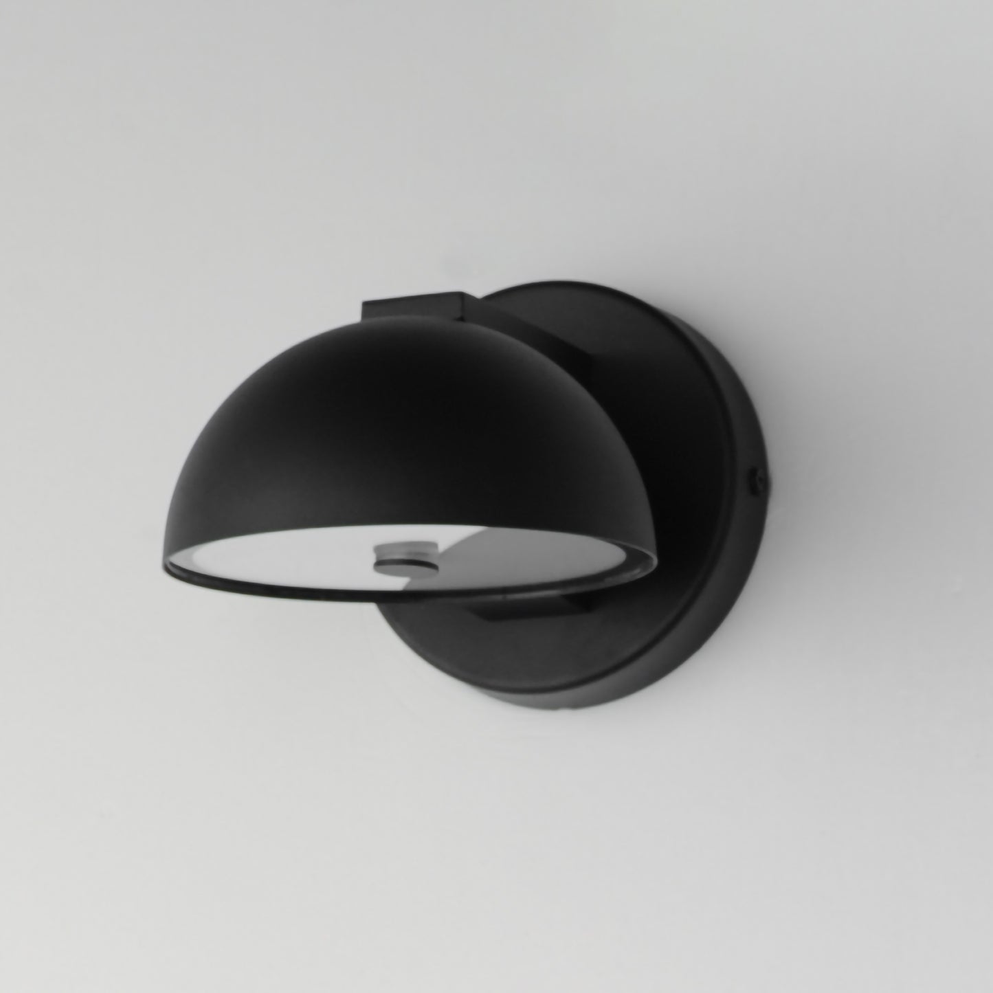 Cauldron 6" LED Outdoor Wall Sconce Black by ET2